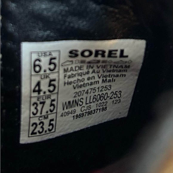 NEW SOREL Woman's Brex Waterproof Chelsea Boot Tan and BLACK, Size 6.5 - Picture 13 of 14
